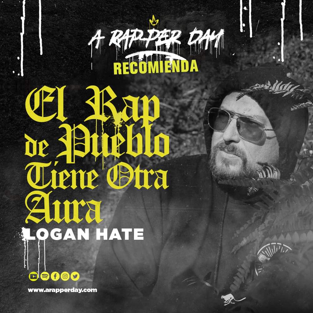 #arapperday Recomienda:
El Rap de Pueblo Tiene Otra Aura x <a href="/LoganHate/">ERDPTOA</a> 👑

El Líder nos presenta su nuevo EP que consta de 7 tracks. Si gustas apoyar y financiar más proyectos como este puedes comprarlo en Bandcamp: loganhate.bandcamp.com 

@NoHypeRec