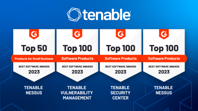 tcb1999's tweet photo. Ranked on authentic reviews, Tenable #Nessus, Tenable #VulnerabilityManagement and Tenable #SecurityCenter are recognized as Best Software Products + Tenable Nessus is recognized as Best Products for Small Business. https://t.co/ZH5G5yDIHs