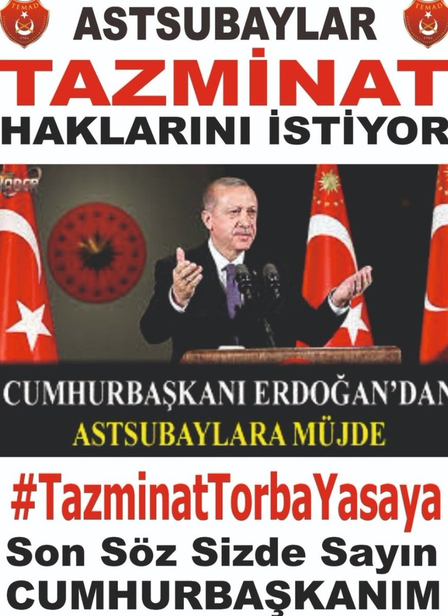 vatanys's tweet photo. @Arif52434616 @RTErdogan @tcbestepe @fuatoktay @dbdevletbahceli @kilicdarogluk @NureddinNebati @suleymansoylu @tcsavunma @_hulusiakar @yilmaz_ismet58 @mustafaelitas @AhmetAYDIN_02 @HMBakanligi @meralaksener #StatümüzOnurumuzdur
Tazminat Assubayların hakkıdır
Tazminat Hakkını Verin Adale
tin ve Eşitliğin Olmadığı Yerde 
Herkes Suçludur Tazminatların subaylarda olduğu gibi Astsubaylara da aynı şartlarda yansıtılmasını arz ederiz tazminat ve statü farkını vermeyenleri unutmayacaktır https://t.co/4HYqpBtb6P