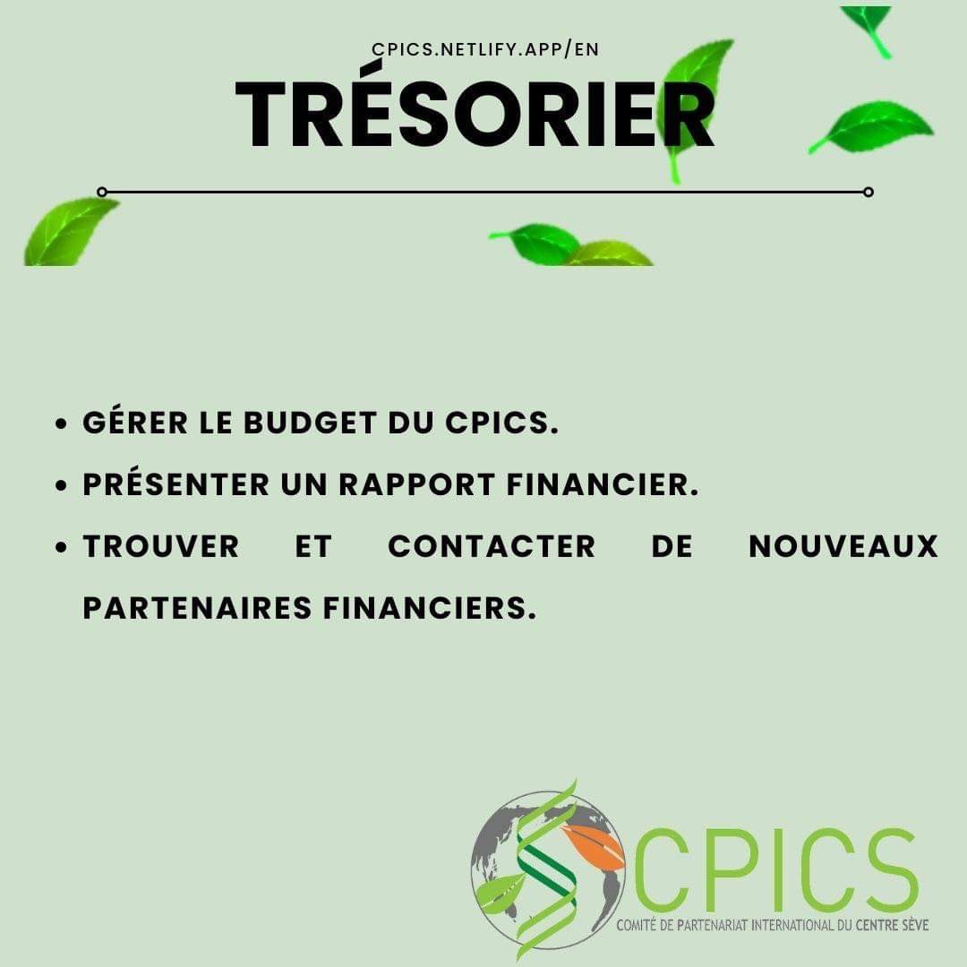 CPICSEVE's tweet photo. Vous souhaitez faire partie du comité CPICS ?
Nous sommes actuellement à la recherche d'un trésorier et d'un secrétaire pour rejoindre notre équipe !
Pour en savoir plus sur nos activités et le rôle du trésorier et du secrétaire, rejoignez-nous lors de notre réunion Zoom ce jeudi https://t.co/wGa1ohVpg5