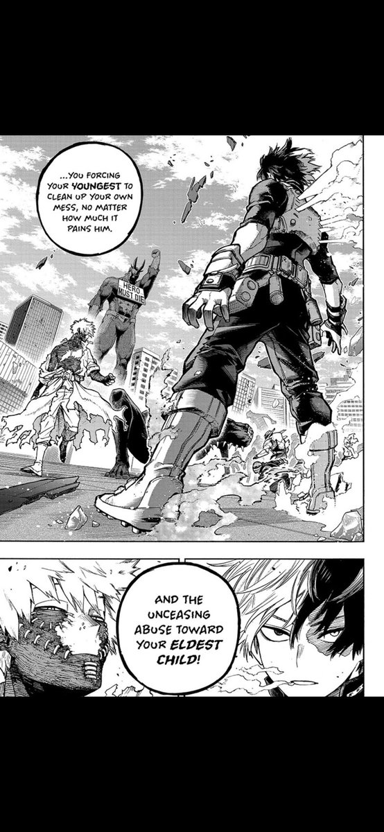 Ziggyiz1's tweet photo. ngl All for One was so right in this one,, #mha345 https://t.co/1V2MdZkcv9