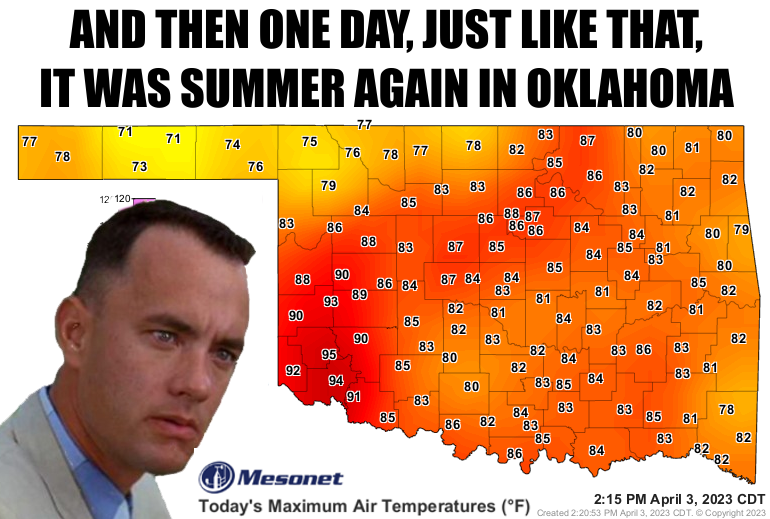 Midtown Hardware on Twitter "RT That 95 in Mangum is the highest temperature we've