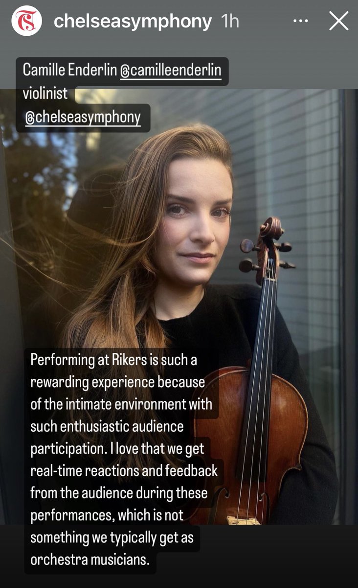 evreentry's tweet photo. Donate to @ChelseaSymphony to help them with this amazing project of bringing music into prisons!  #evolutionreentry #musicinprisons https://t.co/EFMUml2VMP