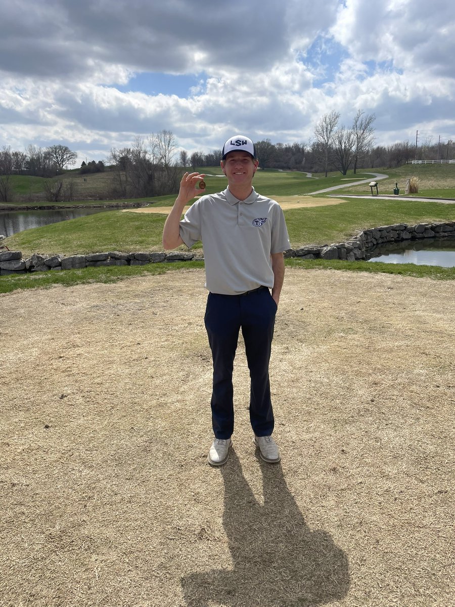 The #Titans break the school record today with a score of 299 and get the dub at the Grain Valley Inv. Congratulations to sr Jaden Cox 5th 76, sr Josh Lumby 3rd 72 and sr Justin Andrews 2 nd 71. <a href="/LSWestAD/">LSW Titans Activities</a> <a href="/LSWSportsUpdate/">Titan Sports Update</a> 
#ProudCoach
#KeepSweepinTheShed