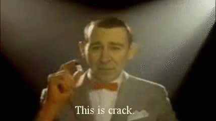 AgedMercury's tweet image. #CrackIsWhack