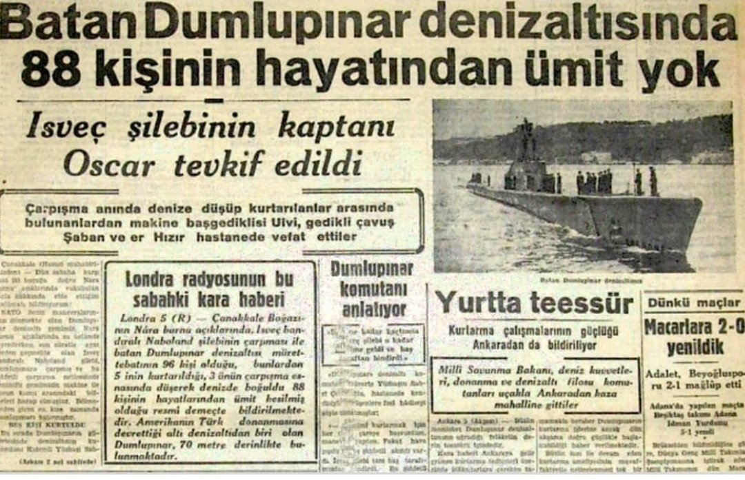 balelam's tweet photo. Mavi Vatan'ın derinliklerinde, son nefeslerinde "vatan sağolsun" diyen kahraman #Dumlupınar şehitlerimizin ruhları şad olsun...
#4Nisan #Naboland #Nara #Astsubay #SelamiÖzben #DenizŞehitleri https://t.co/mBQy1pRoa3