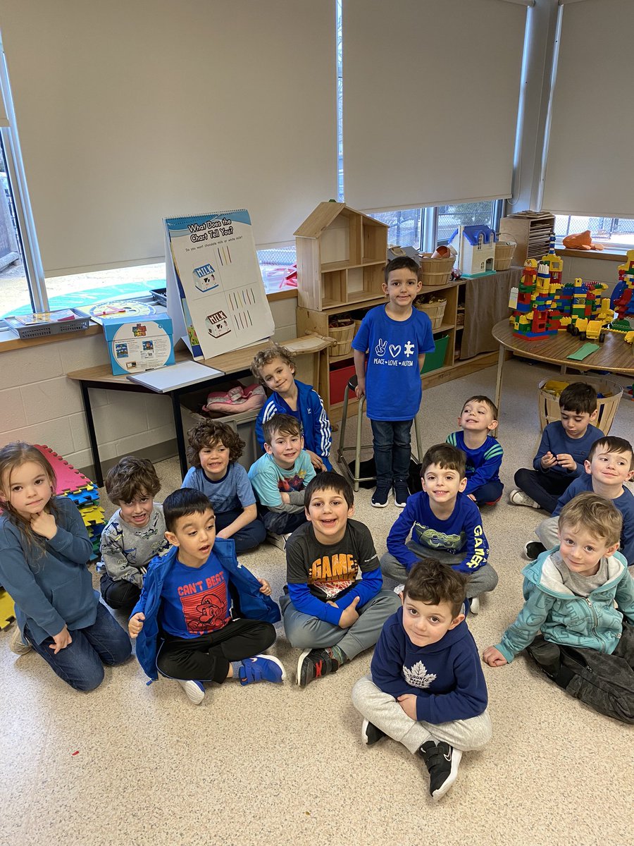 Today we wore the colour blue to help support Autism and Neurodiversity. <a href="/HOFAM_DPCDSB/">Holy Family DPCDSB</a> <a href="/Hofamkinder103/">Hofamkinder</a> #kindnesscount #StrongerTogether