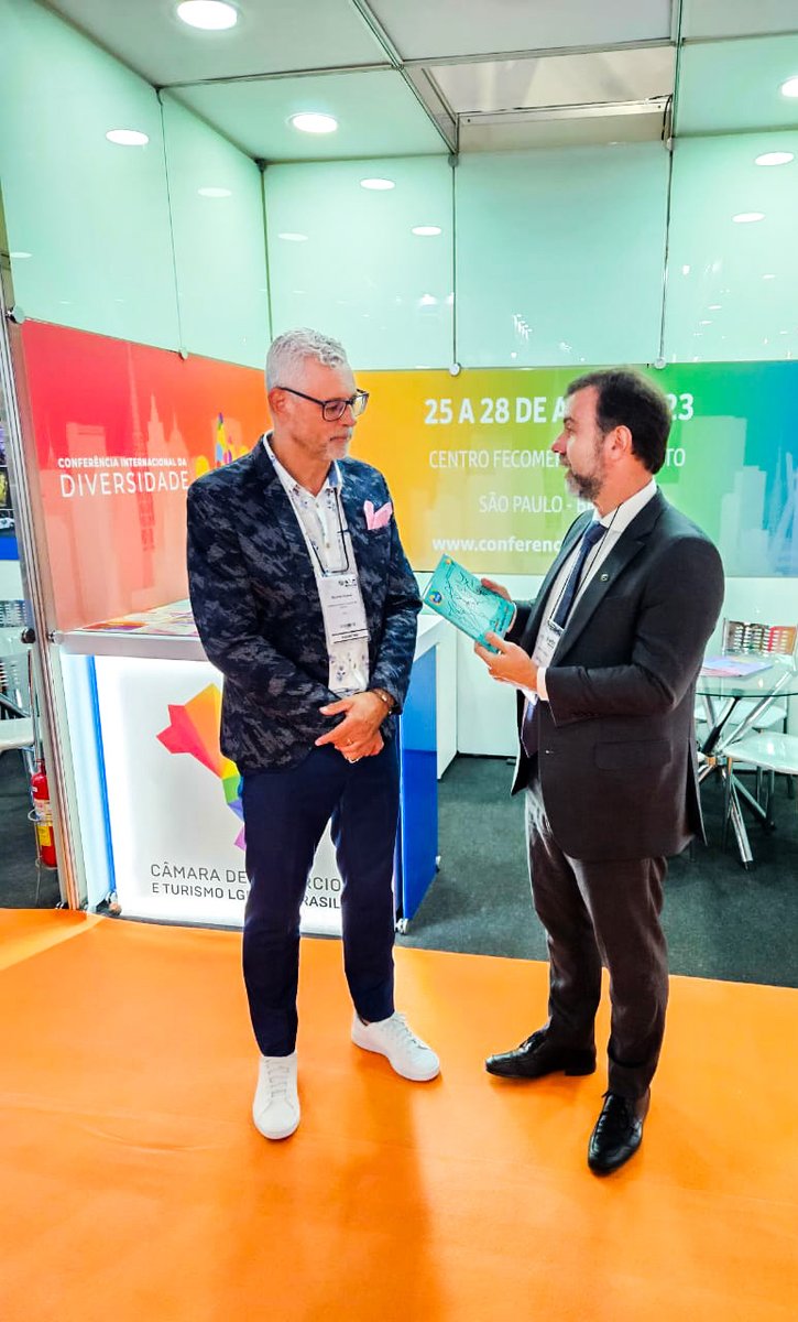 camaralgbtbr's tweet photo. Marcelo Freixo e Jaqueline Gil visitam stand da Camara LGBT na WTM Latin America 2023, impulsionando o turismo inclusivo no Brasil. 🌈✨ #WTMLA #TurismoInclusivo" https://t.co/DnMjDqpb3n