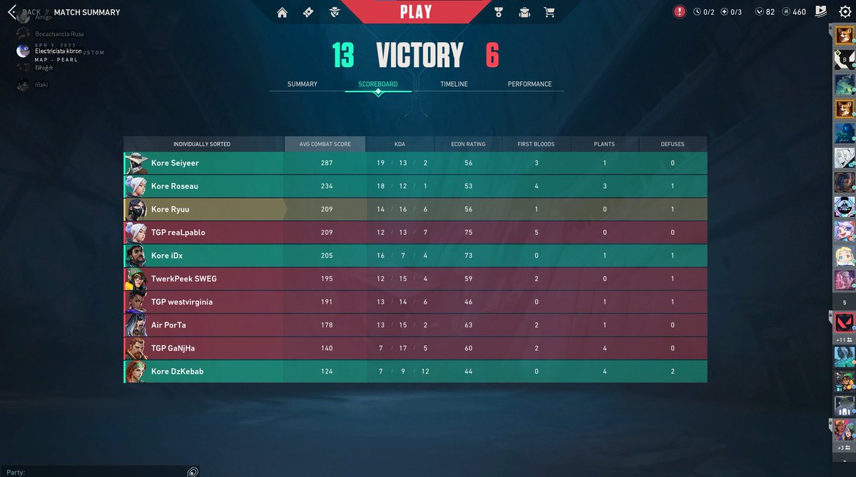 24 Esports🩷 (@24esports_) on Twitter photo Hoy nuestros chicos han conseguido la 5a victoria en la jornada 7 del circuito tormenta VS <a href="/GProjectTeamES/">Team Gaming Project</a> que hasta el momento estaban invictos.
#GoKore🖤⚡️ Hoy nuestros chicos han conseguido la 5a victoria en la jornada 7 del circuito tormenta VS <a href="/GProjectTeamES/">Team Gaming Project</a> que hasta el momento estaban invictos.
#GoKore🖤⚡️