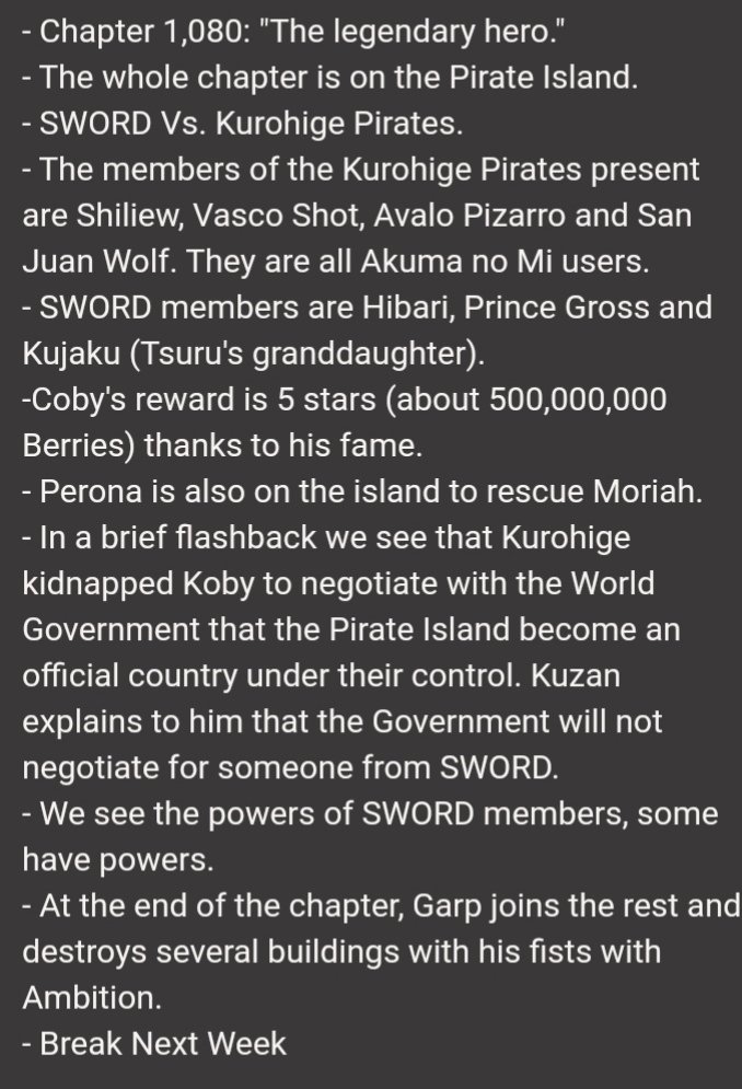 OPspoiler on Twitter "One Piece Chapter 1080 Spoiler ONEPIECE 