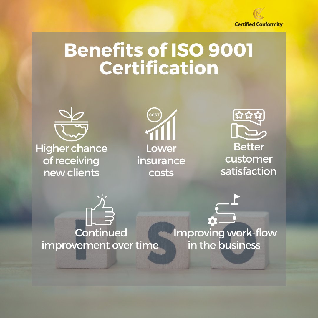 ISO 9001 is for the customer’s benefit, ensuring their expectations and needs are met👍

Contact us today certifiedconformity.com/contact/ 

#iso #isocertification #certification #training #certificationbody #business #improvement #assessment #isocertificationbody #quality #isocertified