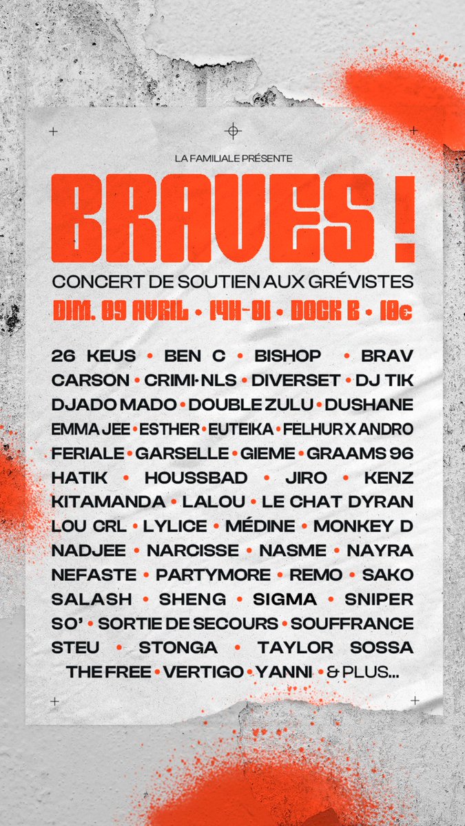 GuenoFiasko's tweet photo. Allez plus d'excuses !

Rdv le 9 avril à Dock B !

🎟️
https://t.co/wMwk1Vst9C https://t.co/tVKmtJtvTd