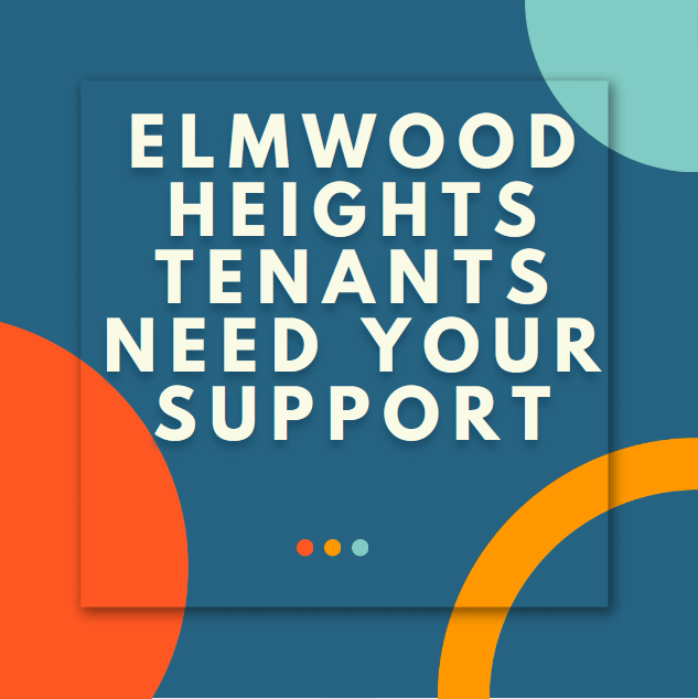 QCWorkersCenter's tweet photo. Elmwood Heights has been given time to make repairs, but despite the building no longer being condemned, Belmont Housing still isn't reassessing units, a situation likely to force many tenants out
#housingisahumanright
#peopleoverprofit
#ElmwoodHeightsTenantRights https://t.co/qmVpcZuW6d