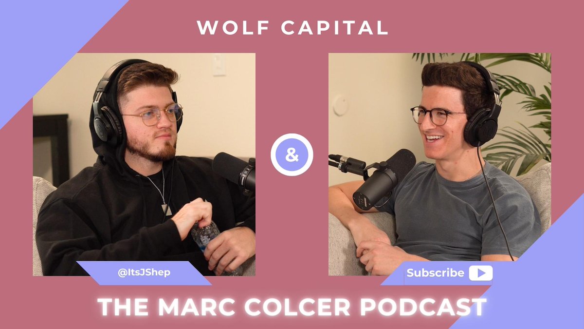 👉 New Podcast Alert! 👈

<a href="/itsjshep/">Jshep 🐺</a> from <a href="/WolfCapital_/">Wolf Capital 🐺</a> comes onto the podcast to talk about the platform he's building, staying lean and how he's building his community

Tune in 👇

YouTube -> youtu.be/g0urJlhFBVU

Brought to you by <a href="/hey_wallet/">Hey Wallet!</a>!💰