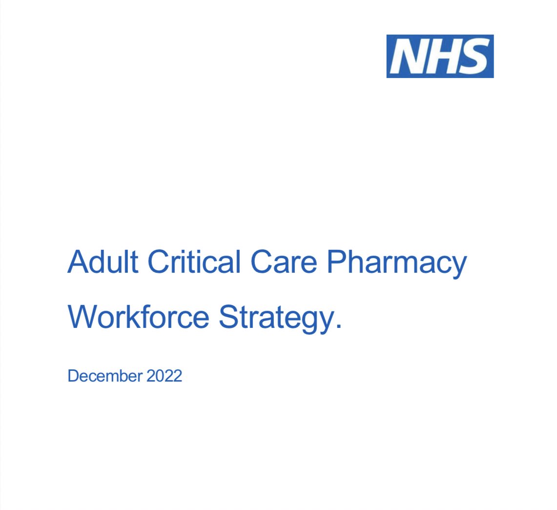 The Adult Critical Care Pharmacy Strategy made its way onto the NHS Future website today

future.nhs.uk/CCC_COVID19/vi…
(You have to register, and request access to workspace)