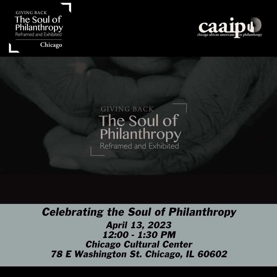 On April 13, please join the Chicago Council on Planned Giving for an in-person networking event to celebrate <a href="/TSOP_Exhibit/">The Soul of Philanthropy</a>.

The event is free to attend, but pre-registration is required. The deadline to register is Thursday, April 6.

Register at ccpgonline.org/event-5179697