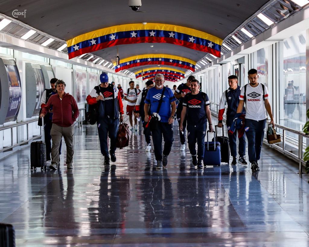 Ya estamos en Caracas🙌 Una Libertadores más que el Club Nacional de Football confía en HiperViajes para viajar a su próximo desafío💪