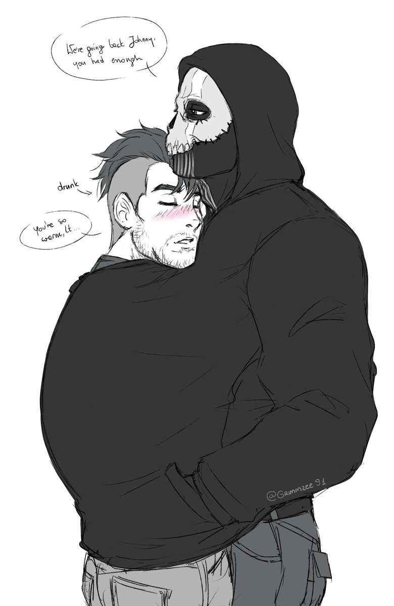 Grimmzee Commissions open on Twitter ""So warm" GhostSoap soapghost macriley"