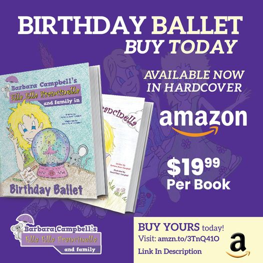MrMouseMoments's tweet photo. “Birthday Ballet” Now on Amazon, just in time for the holidays!
Visit https://t.co/jg8Xov1kEq to get your copy!
#childrensbooks #childrensbookseries
#childrensstories #miracles #religiouschildrensbook
#kidsbooks #kidsbookshelf #bookstagram #charity
#childrenscharity https://t.co/ro43Nzivut
