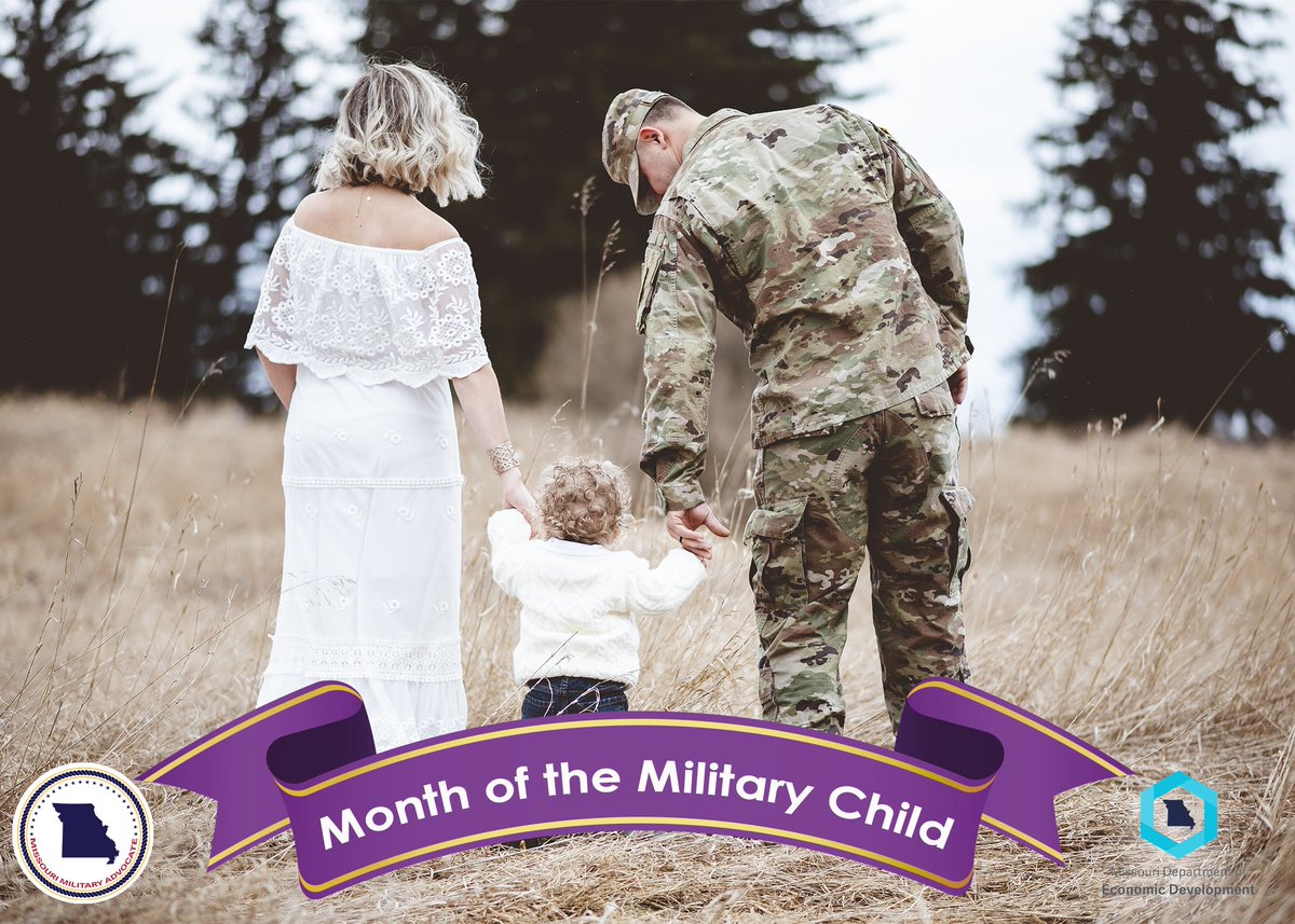 April is #MonthoftheMilitaryChild. Join us in celebrating the more than 1.6 million #MilKids in the US and all #MOMilKids who have parents serving our country and great state. Tag us to show how you #PurpleUp this month. #SupportMOMilitary