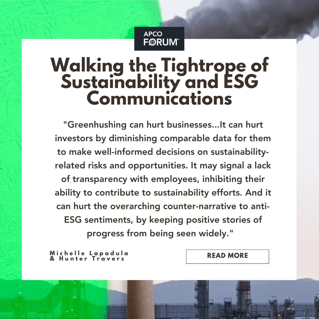 Today, climate-related data is integrated into more business processes, including communication and information sharing with external parties, increasing the risks associated with #greenwashing and #greenhushing. Learn the essentials to combat backlash against ESG and