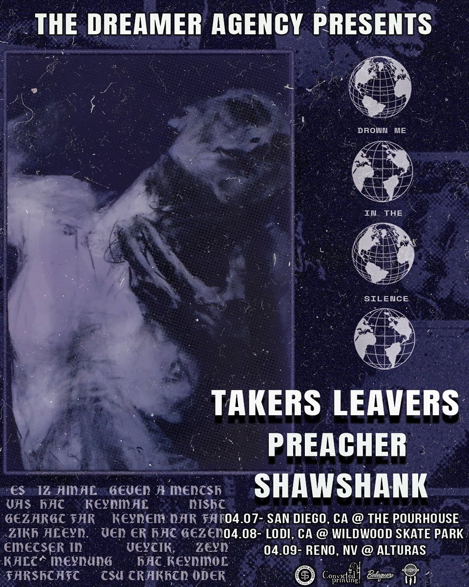 Hi Twitter ✌🏼 We need to be better about posting here…. but we have some shows coming up with <a href="/takersleavers/">Takers Leavers</a> and @PreacherNV so that’s pretty rad! 

Be sure to keep listening to our music cuz that’ll make us very happy 🤠

Yeehaw! 

#musicscene #tour #metalcore #sandiego