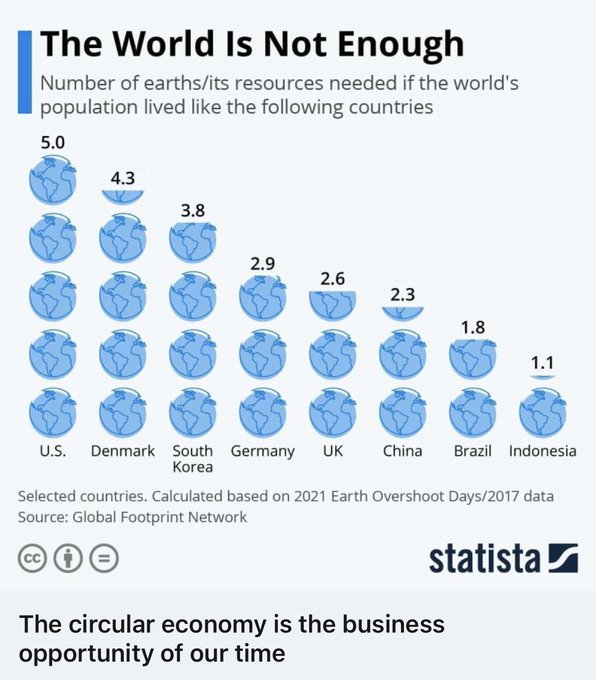 ECOWARRIORSS's tweet photo. The whole infinite economic growth system is a death cult that is eradicating life on Earth and assumes we have multiplies Earth when we have  only one 
One way or the other this cannot continue 
Earth will crush us like a bug for failing to live within natures natural limits https://t.co/pnJmmyr8hL