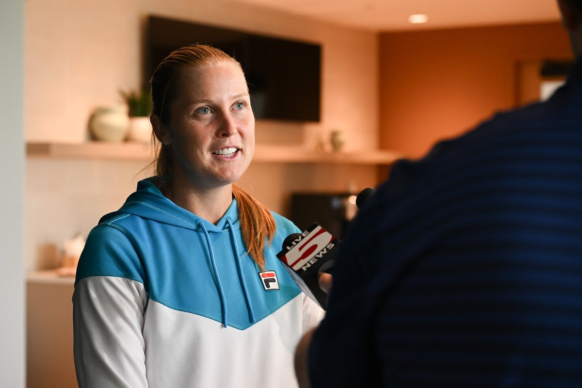 CharlestonOpen's tweet photo. Media Day vibes 😍

#CharlestonOpen https://t.co/RaSNa87GHP