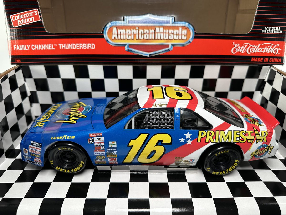 Ted Musgrave #16 Family Channel Primestar Roush Racing 1996 Ford Thunder... youtu.be/2_S_izL9msw via @YouTube #16TedMusgrave #RoushRacing #TheFamilyChannel #NASCARthrowback #1996NASCAR #NASCARModelsForSale #Primestar #ErtlAmericanMuscle #RedWhiteAndBlue #FordThunderbird #RACE