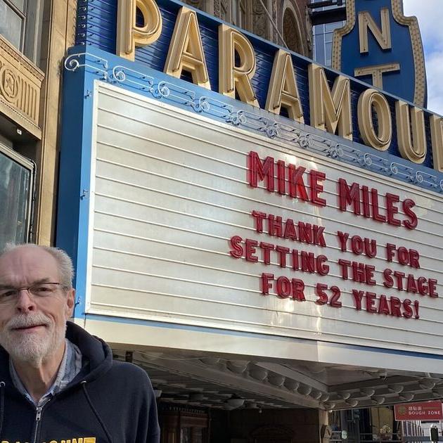 DavidSkinns's tweet photo. Mike Miles retired in January after 52 years of working at the Paramount, 40 of them as the theater’s technical director. Here’s what he’s seen, from backstage, over the years.
Over 52 years, he’s seen the changes at Seattle’s Paramount Theatre
Mike Miles retired in January af... https://t.co/QzGn0HM6Ot