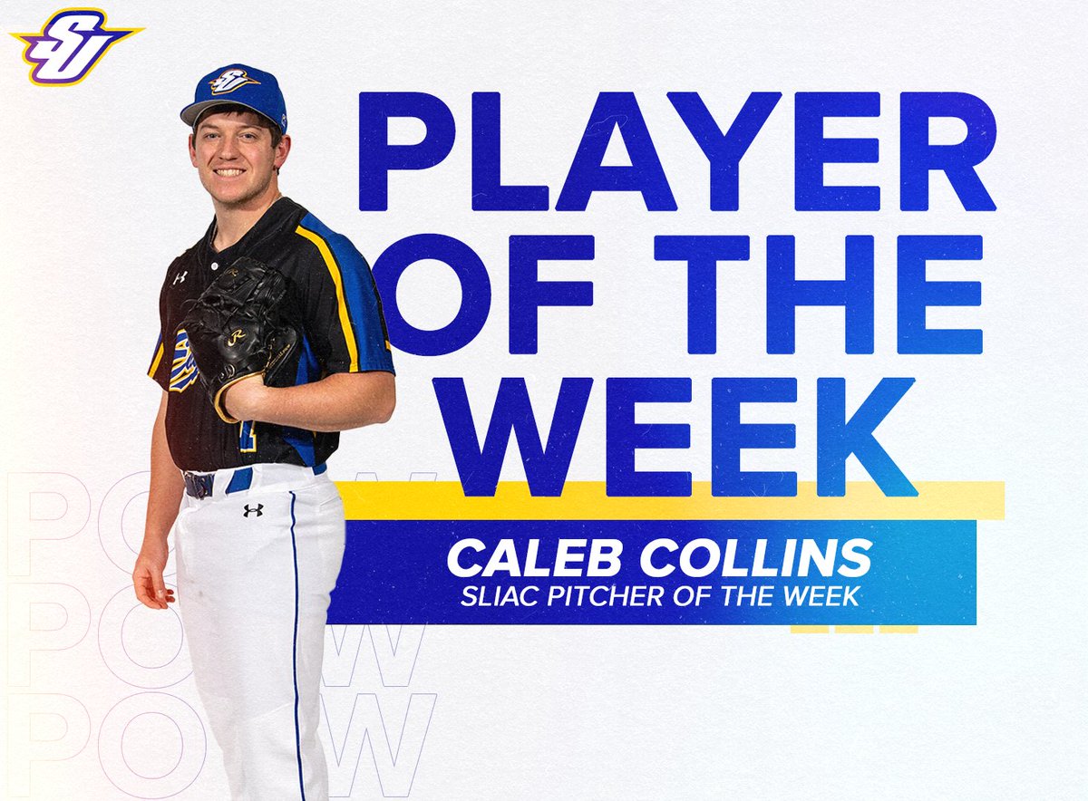 HONORS | SLIAC Pitcher of the Week awarded to Collins!

📝 ow.ly/3biG50Nzc8I