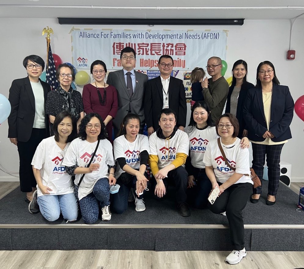 LSNYCnews's tweet photo. All students deserve to have their needs met, which is why Education Rights attorneys Nelson Mar &amp; M'ral Broodie-Stewart helped Alliance for Families with Developmental Needs at its Autism Awareness Month event, sharing special education &amp; language access know your rights info. https://t.co/lxWVoQ8jCU