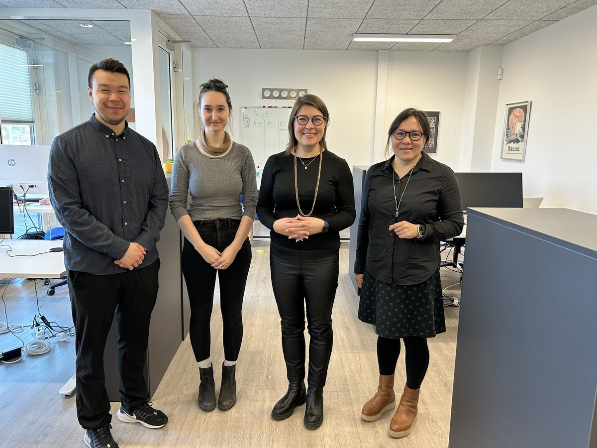 Sara Olsvig (@saraolsvig) on Twitter photo Very happy to welcome our new team at @icc_greenland Chair’s Office! With support from Aage V. Jensens Fonde, we are now on track to ensure a strong and thorough effort during ICC Greenland’s chairship until 2026. <a href="/VicBuschman/">Victoria Qutuuq Buschman, PhD</a> is our new Environment and Climate Advisor 🧵👉🏽 Very happy to welcome our new team at @icc_greenland Chair’s Office! With support from Aage V. Jensens Fonde, we are now on track to ensure a strong and thorough effort during ICC Greenland’s chairship until 2026. <a href="/VicBuschman/">Victoria Qutuuq Buschman, PhD</a> is our new Environment and Climate Advisor 🧵👉🏽