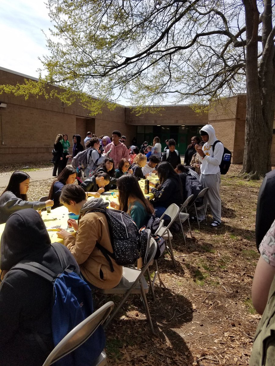 Wonderful Spring Fling <a href="/GRHS_Stallions/">Green Run Stallions</a> today! Students and faculty had a great time getting out in the spring air. My rock painting station remained busy right up until the Pep Rally began. <a href="/grcollegiate/">Green Run Collegiate</a> <a href="/Stallion_SAC/">Stallion Activities</a>