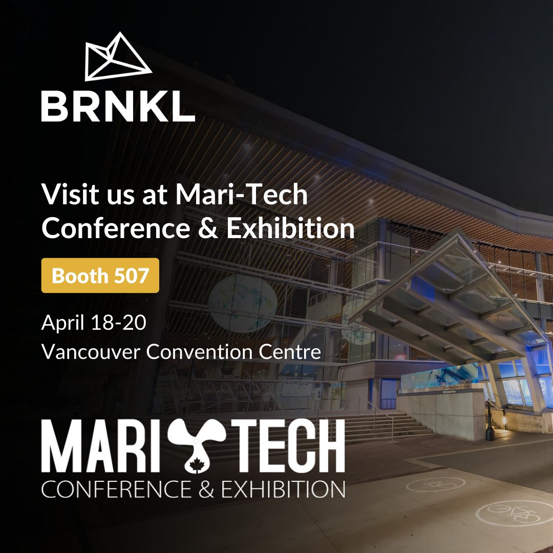 BRNKL by Barnacle Systems (@brnklio) on Twitter photo Find Barnacle at Booth 507 of <a href="/MariTechConf/">Mari-Tech Conference</a> in Vancouver from April 18-20, 2023!
#maritech Find Barnacle at Booth 507 of <a href="/MariTechConf/">Mari-Tech Conference</a> in Vancouver from April 18-20, 2023!
#maritech