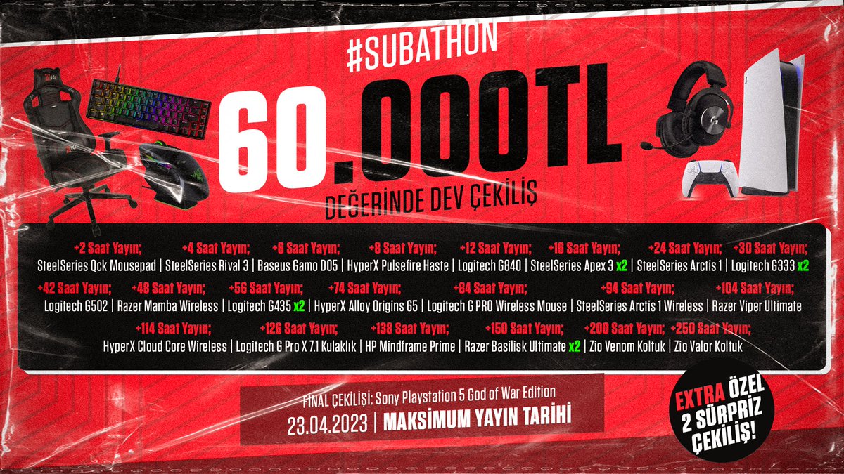 #RAMAZANSUBATHON 
KAPANMAYAN YAYIN YAPMIŞLAR!!!
CANLI YAYIN ▶▶▶ twitch.tv/zeon