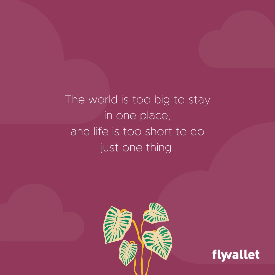 Fly_Wallet's tweet photo. Let’s travel the world together. 🌎✨
#travel #motivationmonday #flywallet https://t.co/PaPaomaXIE