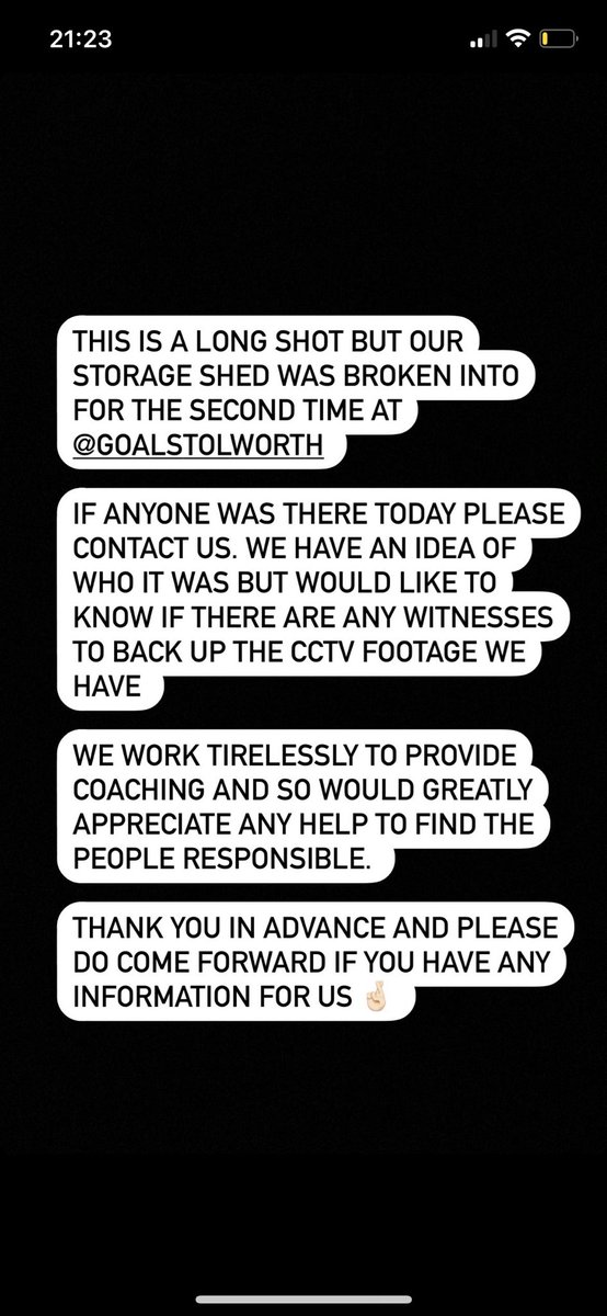 ProspectF_Ltd's tweet photo. PLEASE SHARE AND CONTACT US IF YOU HAVE ANY INFORMATION @goalsfootballuk https://t.co/0wtY4HSnxv