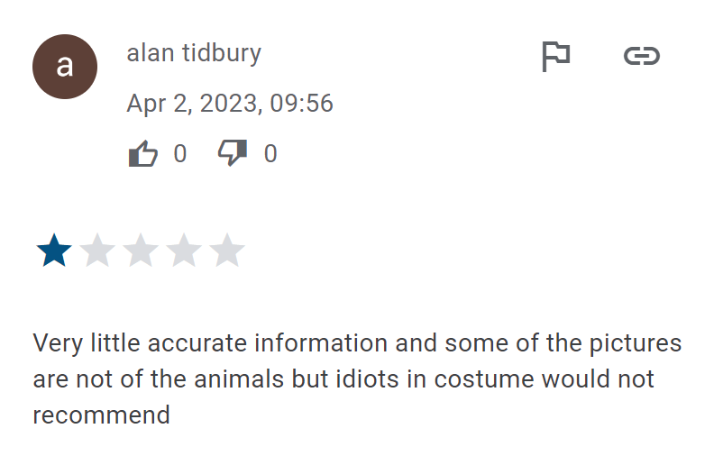 Dododex's tweet photo. Every year I do a small change to the app on April Fools' Day to make people laugh. 🥰

Every year it ruins some people's day so much that they give me 1-star reviews. 💀

(Quote tweet for context) https://t.co/Wh3BVLmjxs