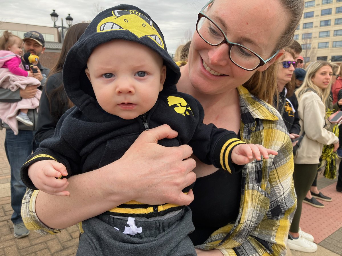 Hawkeye Headquarters on Twitter "Fans (and mascots) gather to home the Hawkeyes."