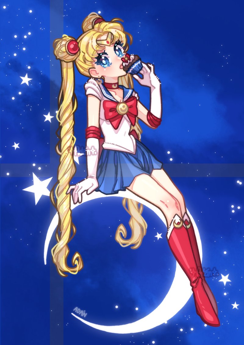 I'll sweeten you in the name of the Moon 🌙

#sailormoon #usagitsukino #sailormooncrystal