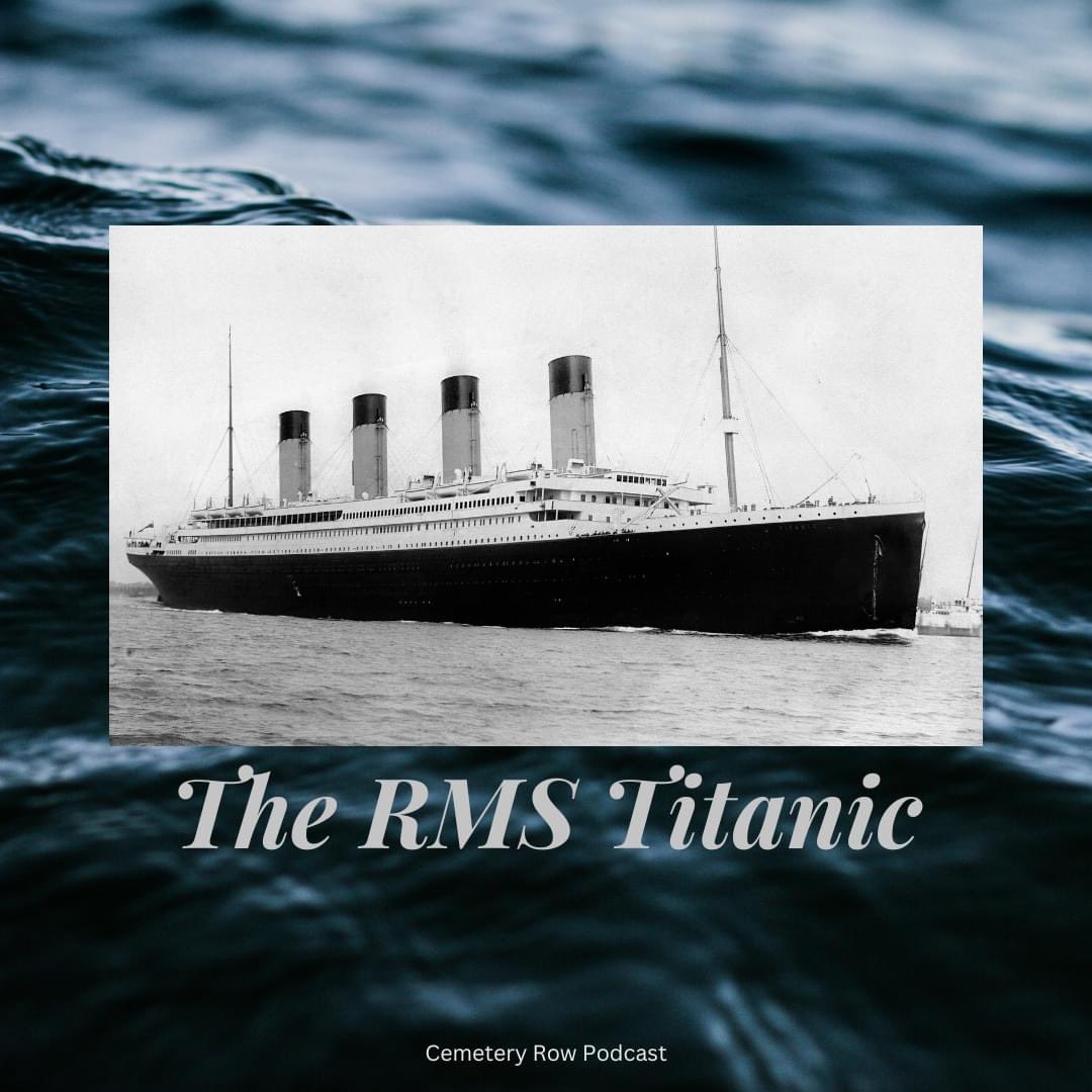 CemeteryRowPod's tweet photo. 🚢NEW EPISODE ALERT: We'll Never Let Go - Stories from the Titanic🚢
The #Titanic sank 111 years ago. In this ep, the girls share stories from the "unsinkable" ship: survivors Helen Candee &amp; Violet Jessop, plus a  round-up of notable Chicagoans who were aboard the ship. https://t.co/YMmfr29NF6