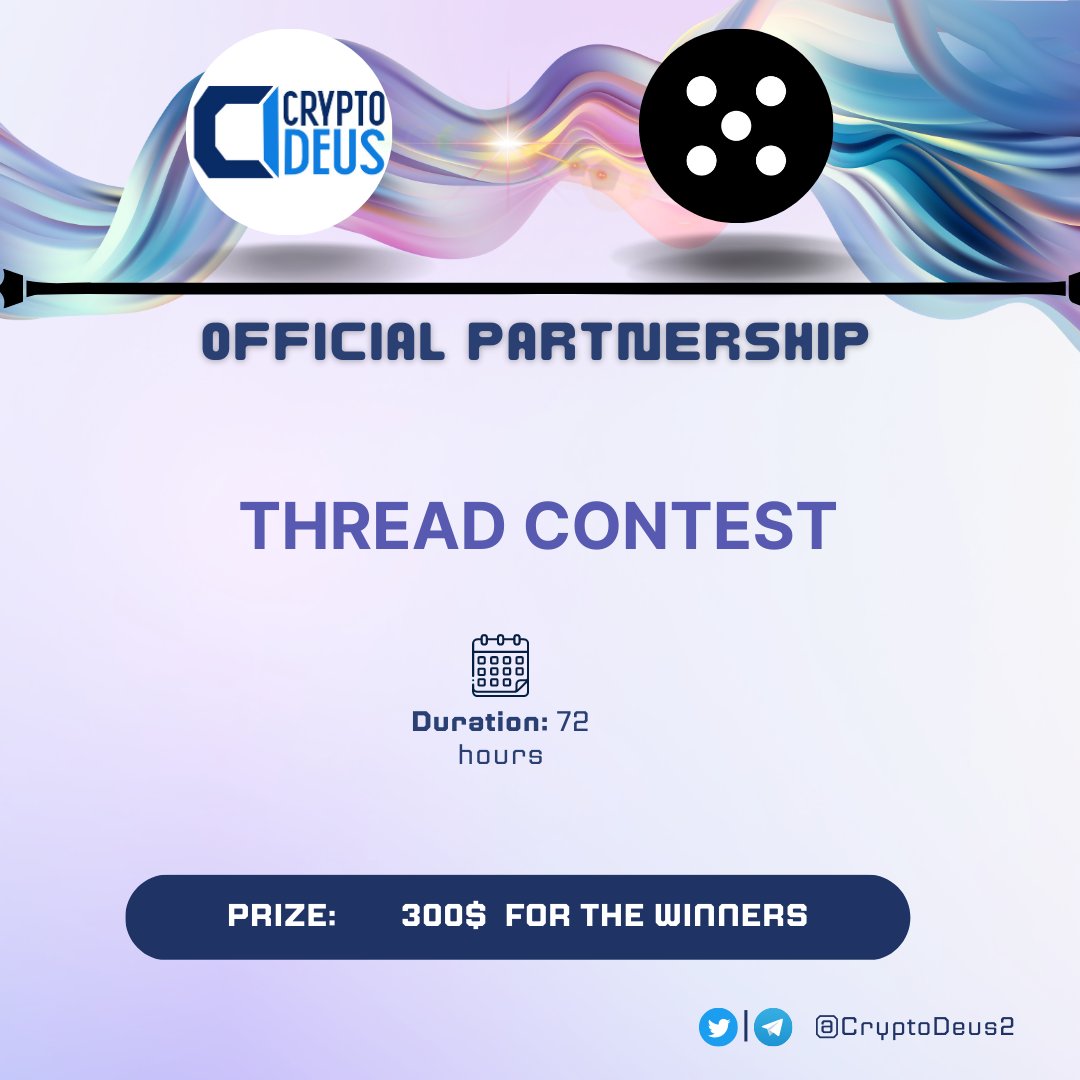 We're pleased to partner with
<a href="/zkLotto/">zkLotto Official 🎲</a>

To celebrate we have created a thread contest

💰Prize: $300
🏆2 Winners: $200, $100
 ✅Task: Write a thread about #Zklotto
 ⏲️Duration: 72 hours

To qualify: 
 Follow me and <a href="/zkLotto/">zkLotto Official 🎲</a> 
RT + Like
TAG your thread in the comments

#zkSync