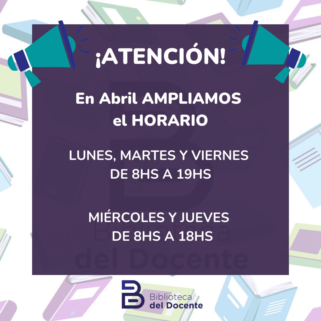 📚¡Las y los esperamos!📚

#BD #BondaD