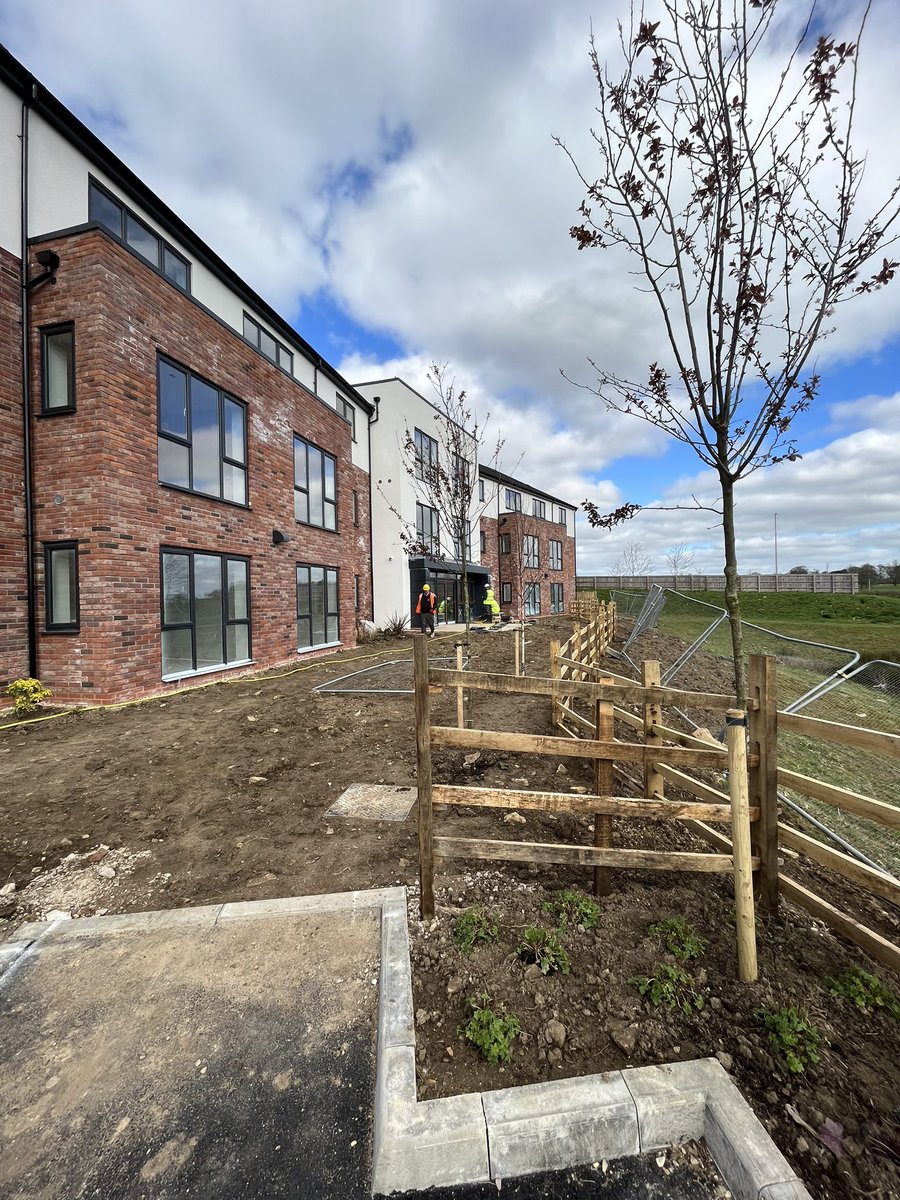 Good to see <a href="/LACEHousing/">LACE Housing</a> apartment scheme in Lincoln close to completion. Nearly there <a href="/LindumGroup/">Lindum Group</a>