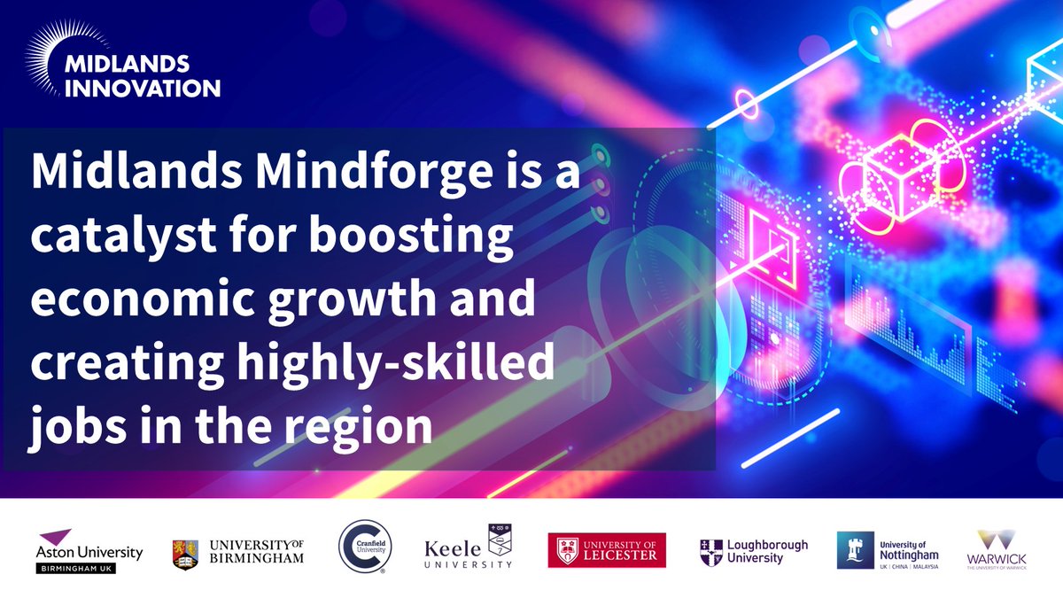 Midlands Innovation (@innovationmids) on Twitter photo 📰 #MidlandsMindforge is a new ambitious investment company co-founded by the 8️⃣ <a href="/InnovationMids/">Midlands Innovation</a> universities
It will build the foundations of a vibrant ecosystem for emerging #spinout companies💊🧬🔬#AI #CompuationalScience #LifeScience #HealthTech
➡️buff.ly/3zF5NT7 📰 #MidlandsMindforge is a new ambitious investment company co-founded by the 8️⃣ <a href="/InnovationMids/">Midlands Innovation</a> universities
It will build the foundations of a vibrant ecosystem for emerging #spinout companies💊🧬🔬#AI #CompuationalScience #LifeScience #HealthTech
➡️buff.ly/3zF5NT7
