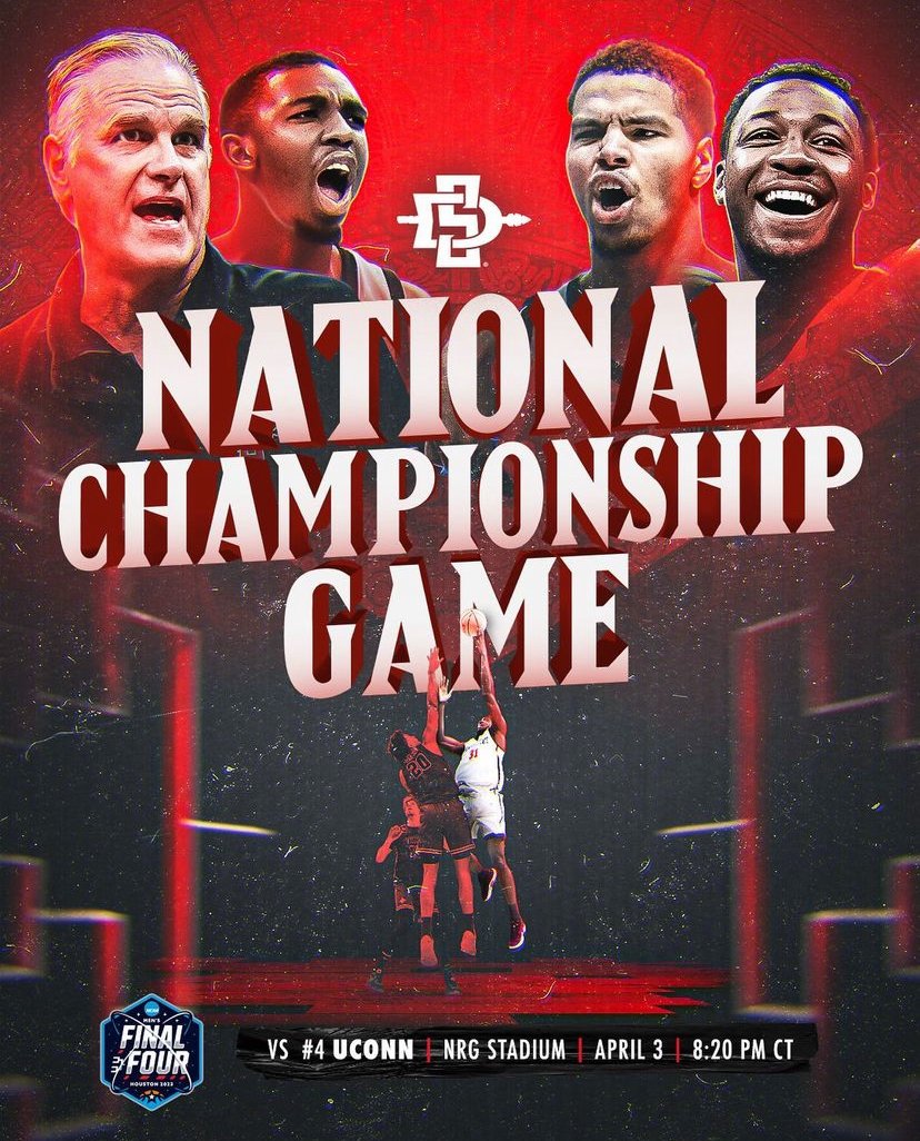 TheDailyAztec's tweet image. The time is now. 🏀 @Aztec_MBB 
#SDSUAztecs | #NCAAChampionship