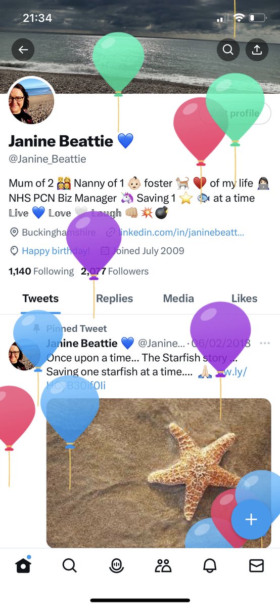 Janine_Beattie's tweet photo. Another year younger, wiser and fresher! Here’s to the next 12 months as a #PCNManager in #primarycare 🦄🙏🏻💣👊🏼💥 https://t.co/Nw93lqA5Zo
