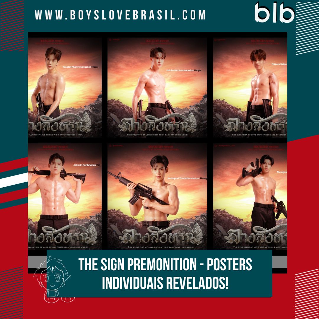 boyslovebrasil's tweet photo. [🚨ATUALIZAÇÃO!!📣🇹🇭] #TheSignลางสังหรณ์ (#TheSignPremonition) série BL da IDOL FACTORY, teve posters individuais revelados. Baseado no poema de I-Rain-Yia (Iren-Yia). Dirigido por Kru Ae Nattapong Wongkaewpairoj. Protagonizado por Billy Patchanon (Phaya) e Babe Tanatat (Than). https://t.co/1nIGz5iQIj