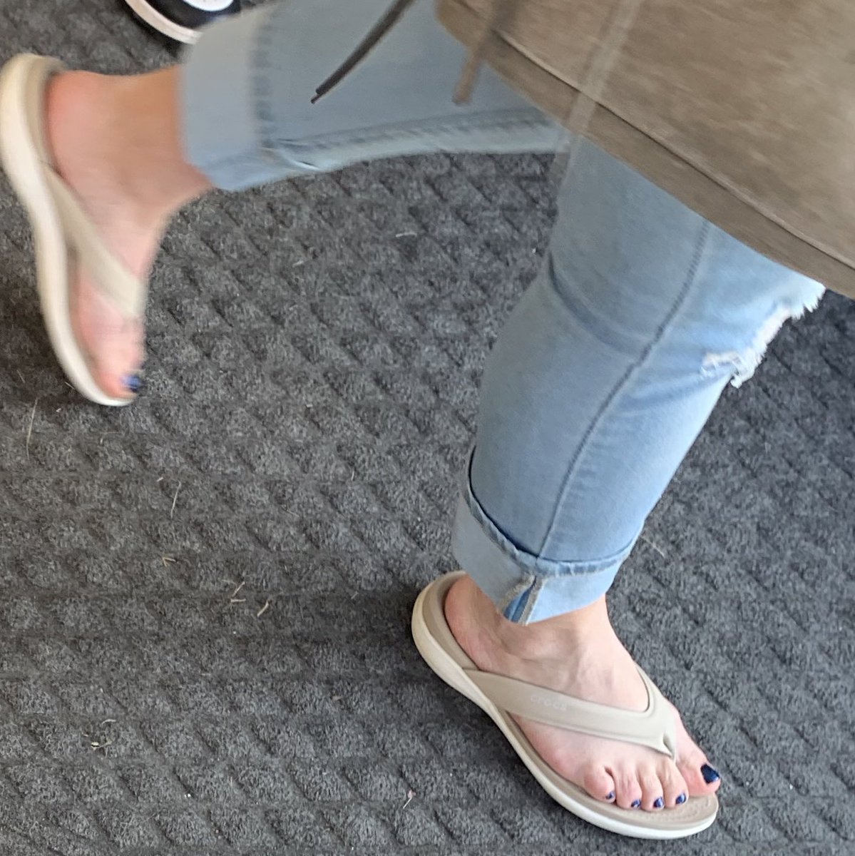 WorldofToes's tweet photo. Beautiful blue toes to start off the spring!! 

#candidtoes #candidfeet #feet #toes #milf #milfeet #milffeet #milftoes #gilftoes #gilf #footfetish #prettyfeet https://t.co/T0I7XUEQx6